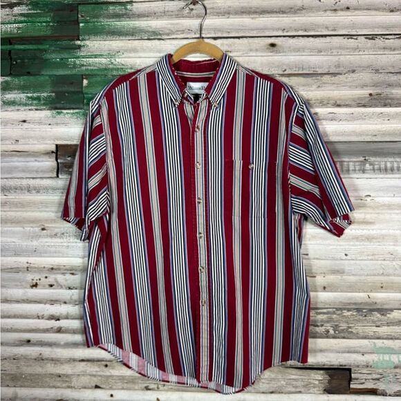 Vintage Striped Red Shirt - Picture 2 of 7